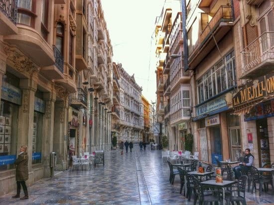 Calle Mayor modernist architecture